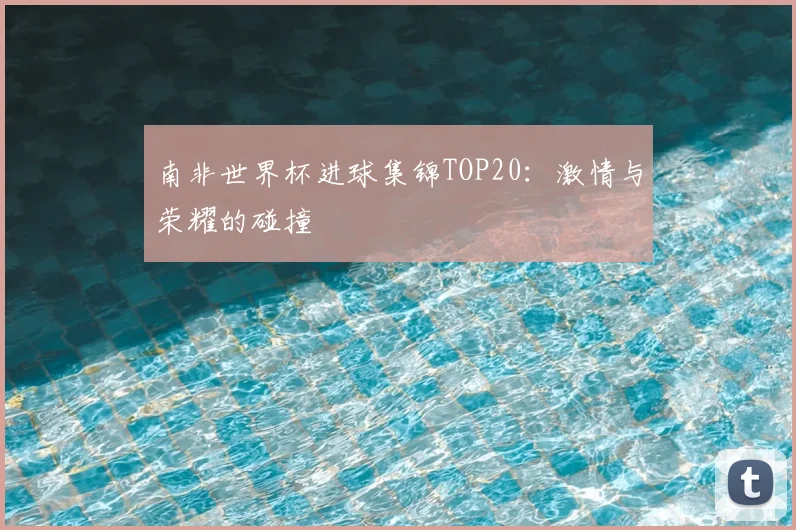 南非世界杯进球集锦TOP20：激情与荣耀的碰撞